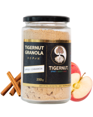 TIGERNUT Unsweetened porridge with Apple, Cinnamon and Hemp Seeds