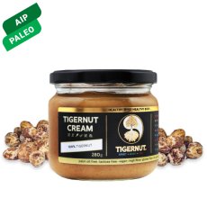 100% cream made from roasted peeled tiger nuts from Valencia