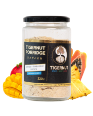 TIGERNUT Unsweetened porridge with mango, papaya, and pineapple
