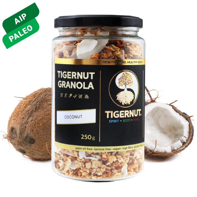 TIGERNUT Granola s kokosem - Množstvo: 1  ks