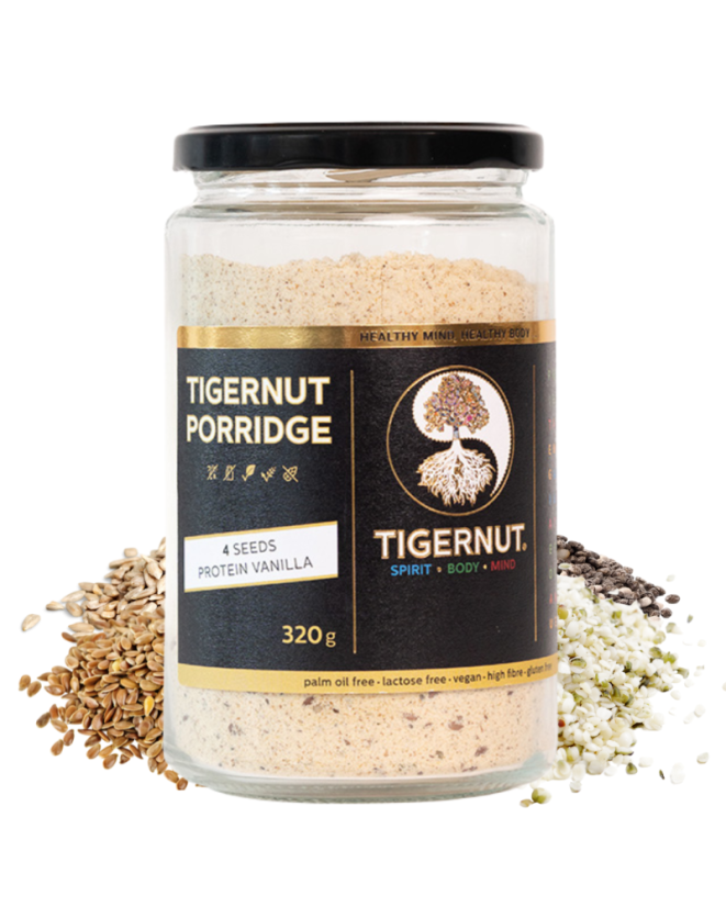 TIGERNUT Protein porridge with seeds - Množstvo: 1  ks