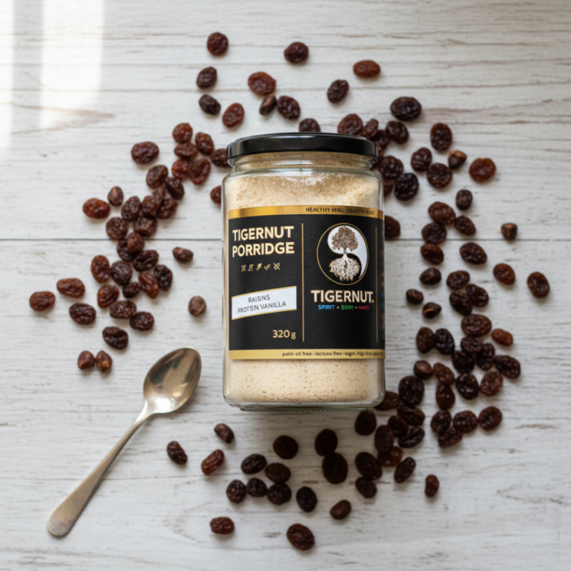 TIGERNUT Proteinbrei mit Rosinen - Množstvo: 1  ks