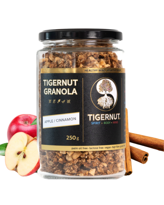 TIGERNUT Granola s jablky a skořicí - Množstvo: 1  ks