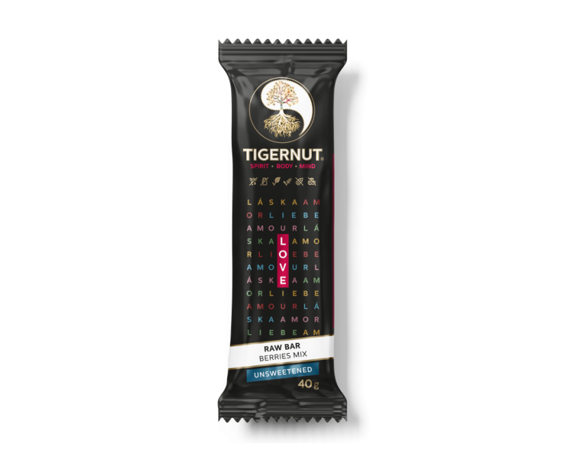 TIGERNUT RAW Riegel mit Beeren