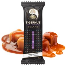 Tiger Nut Bar with Salty Caramel
