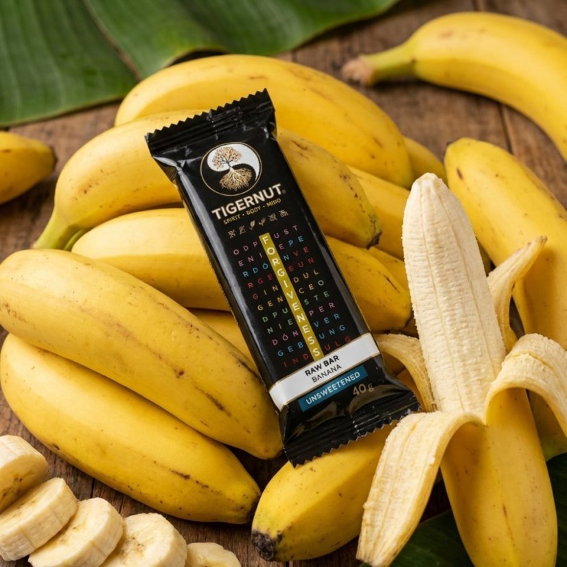 TIGERNUT RAW bar with banana - Množstvo: 1ks