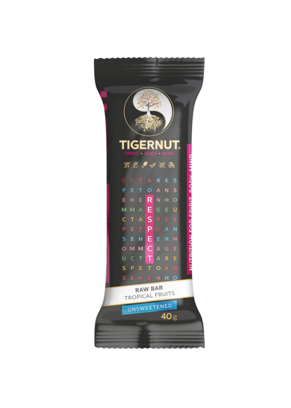 TIGERNUT RAW Riegel mit tropischen Früchten