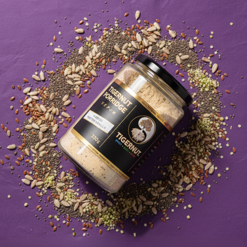 TIGERNUT Protein porridge with seeds - Množstvo: 1  ks