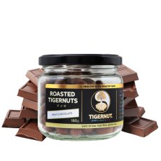 Roasted tiger nuts with milk chocolate