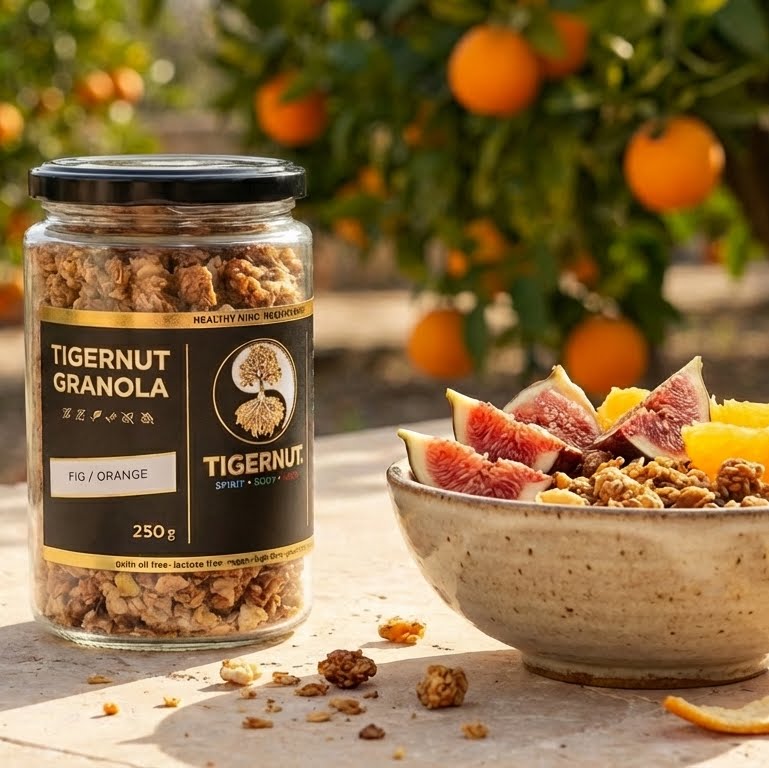 TIGERNUT Granola with Figs and Orange
