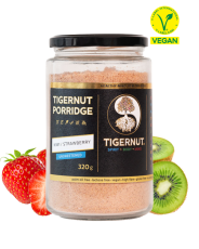 TIGERNUT Haferbrei mit Erdbeeren und Kiwi