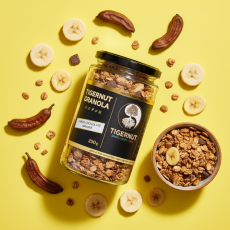 TIGERNUT Granola s karobovou čokoládou a banánom