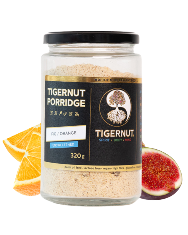 TIGERNUT Unsweetened porridge with figs and orange - Množstvo: 1  ks