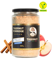 TIGERNUT Porridge mit Apfel, Zimt und Hanfsamen