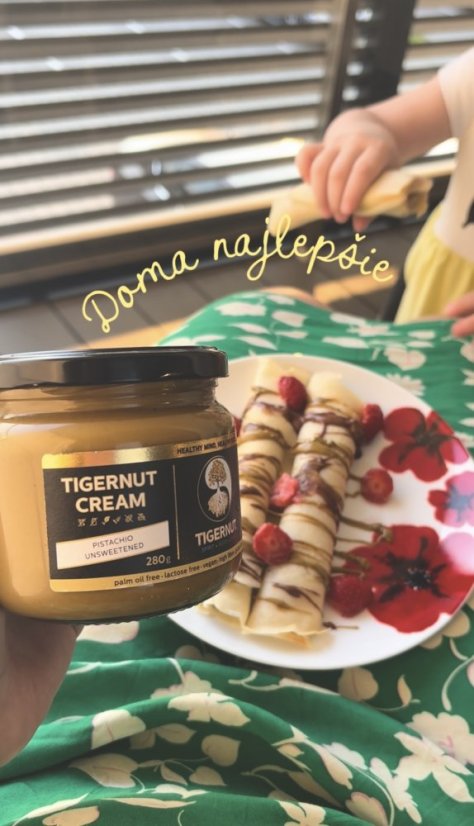 TIGERNUT Krém s pistáciemi, bez přidaného cukru - Množstvo: 1  ks