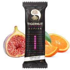 Tiger Nut Bar with Figs and Orange