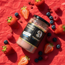 TIGERNUT Porridge mit Beeren und Gojibeeren