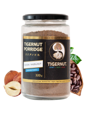TIGERNUT Porridge mit Kakao und Haselnüssen