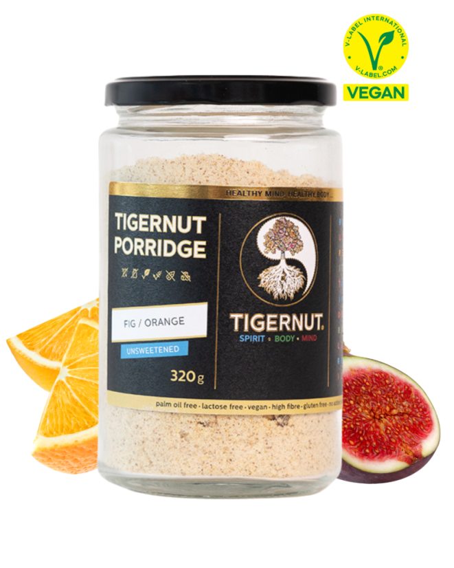 TIGERNUT Porridge mit Feigen und Orange