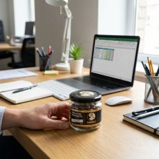 Pražené z tygřích ořechů s mléčnou čokoládou a karamelou
